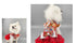 Red Floral Embroidery Chipao